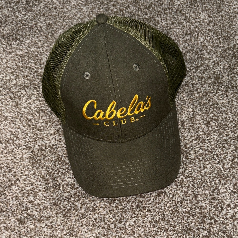 Cabela's Olive and Gold Club Hat
